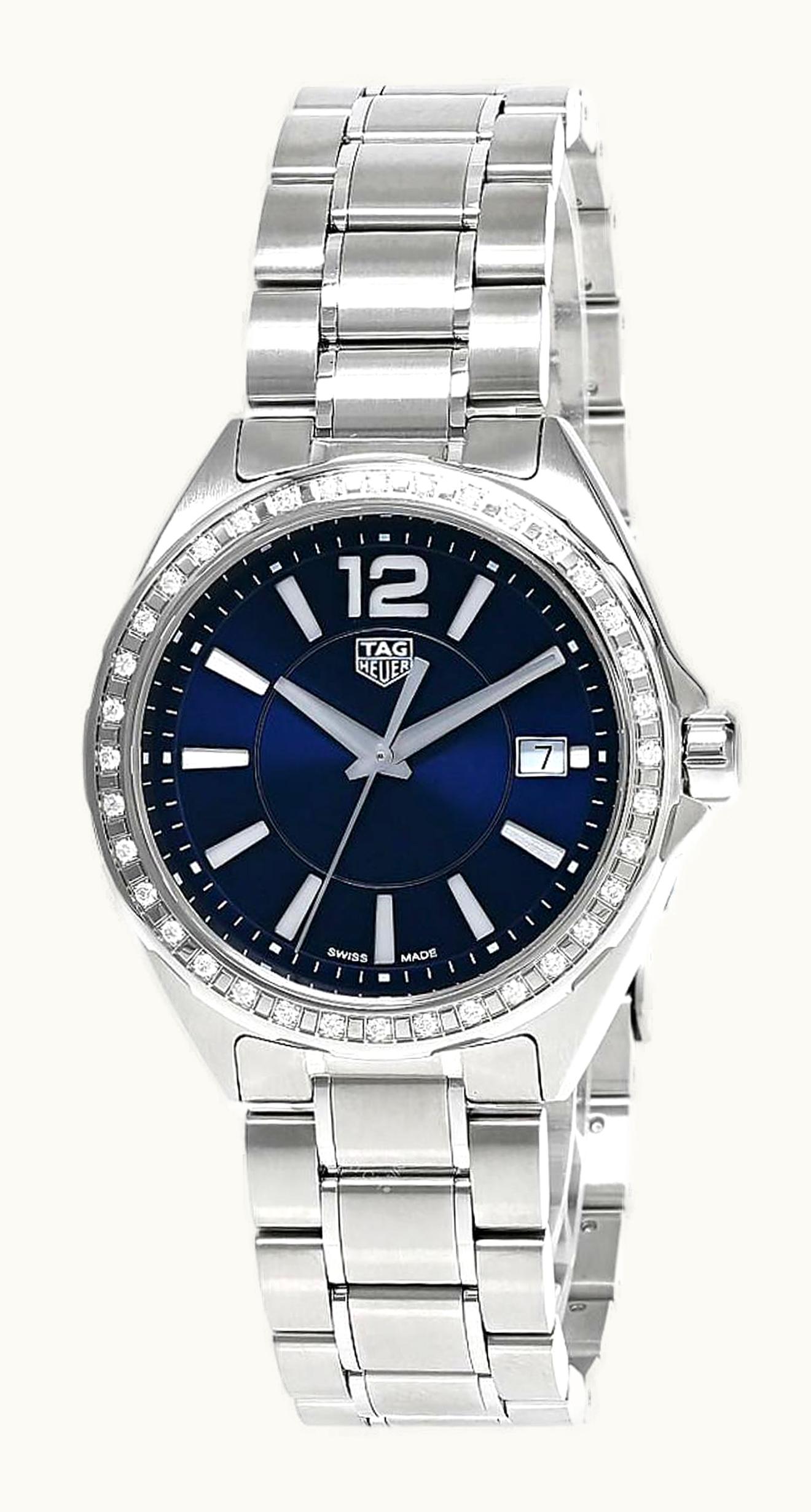 TAG Heuer Formula 1 Quartz 35 Stainless Steel / Diamond / Blue / Bracelet