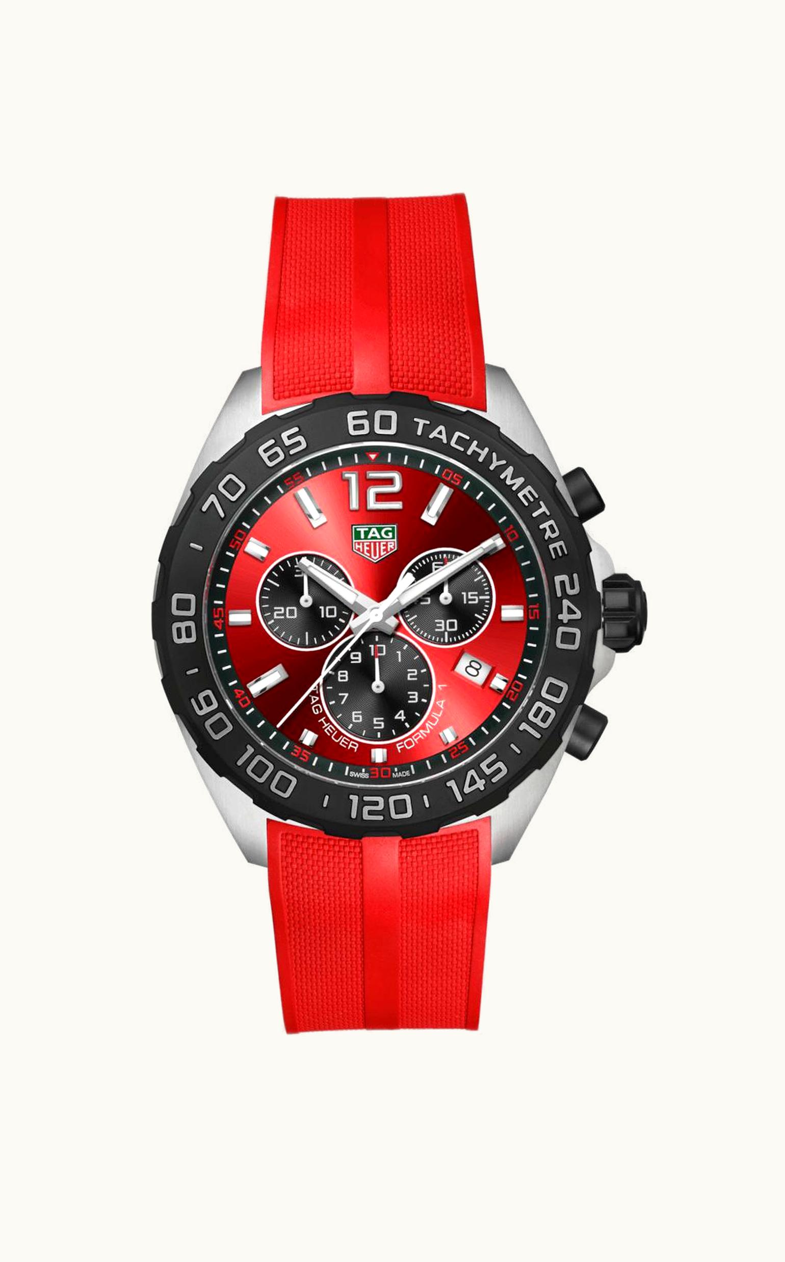 TAG Heuer Formula 1 Quartz Chronograph Stainless Steel / Red