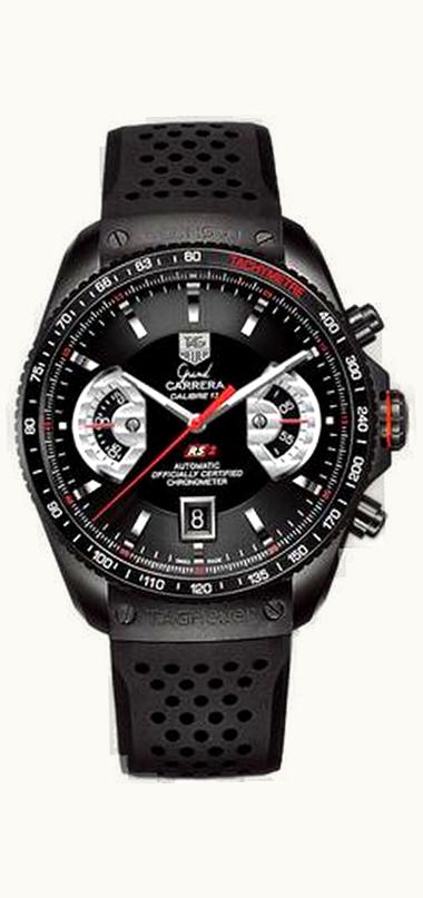 TAG Heuer Grand Carrera Calibre 17 RS2 43 PVD / Black / Rubber