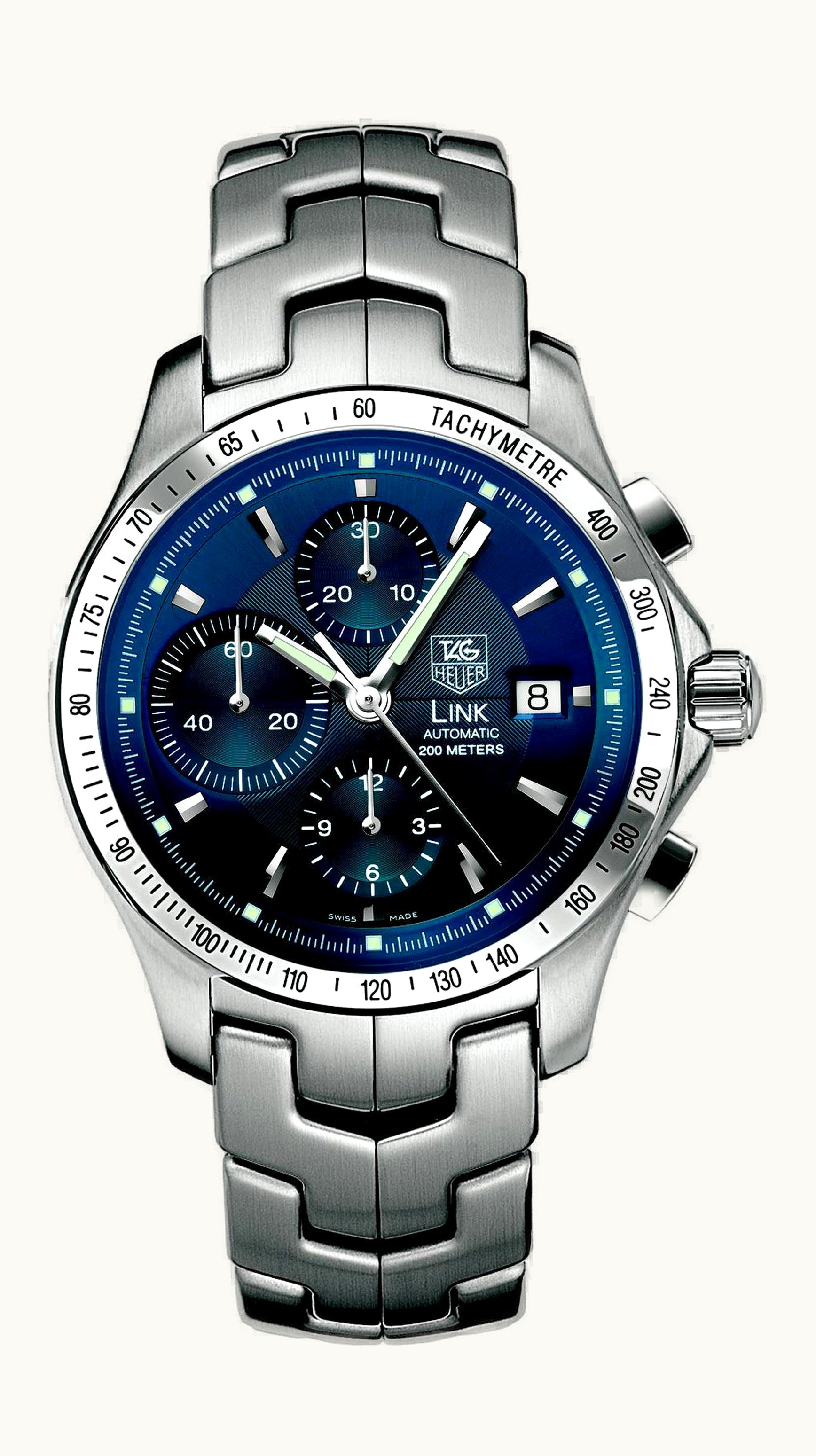 TAG Heuer Link Automatic Chronograph Stainless Steel / Blue
