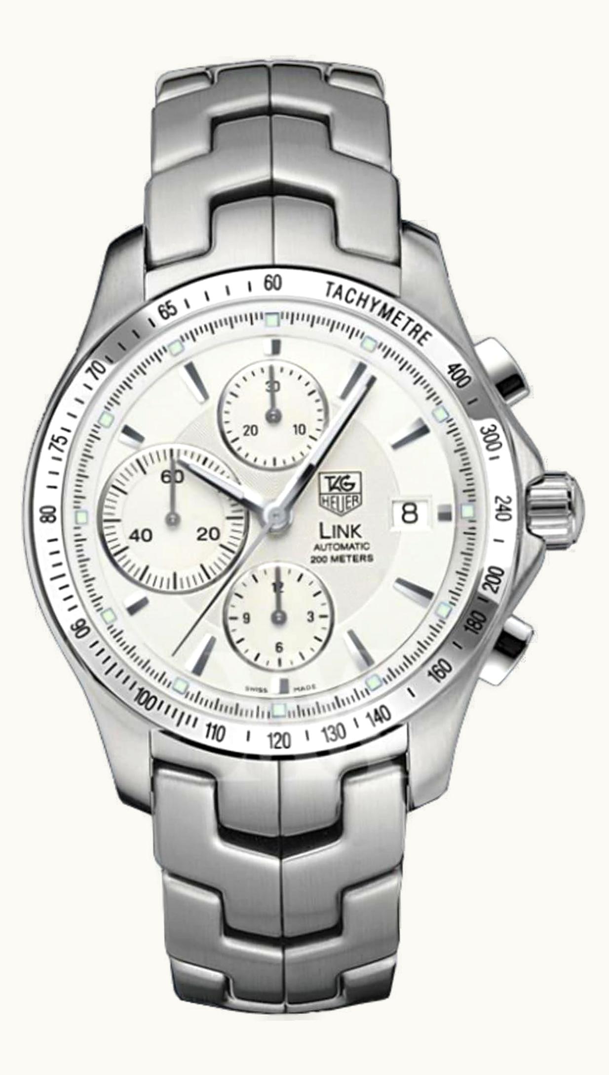 TAG Heuer Link Automatic Chronograph Stainless Steel / Silver