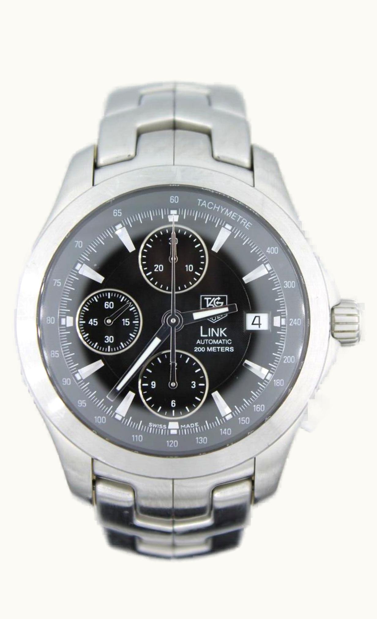 TAG Heuer Link Automatic Chronograph Stainless Steel / Black