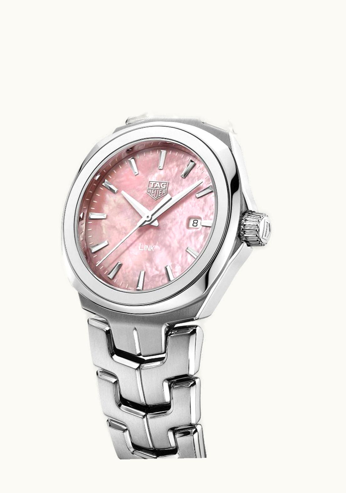 TAG Heuer Link Quartz 32mm Stainless Steel / Pink MOP