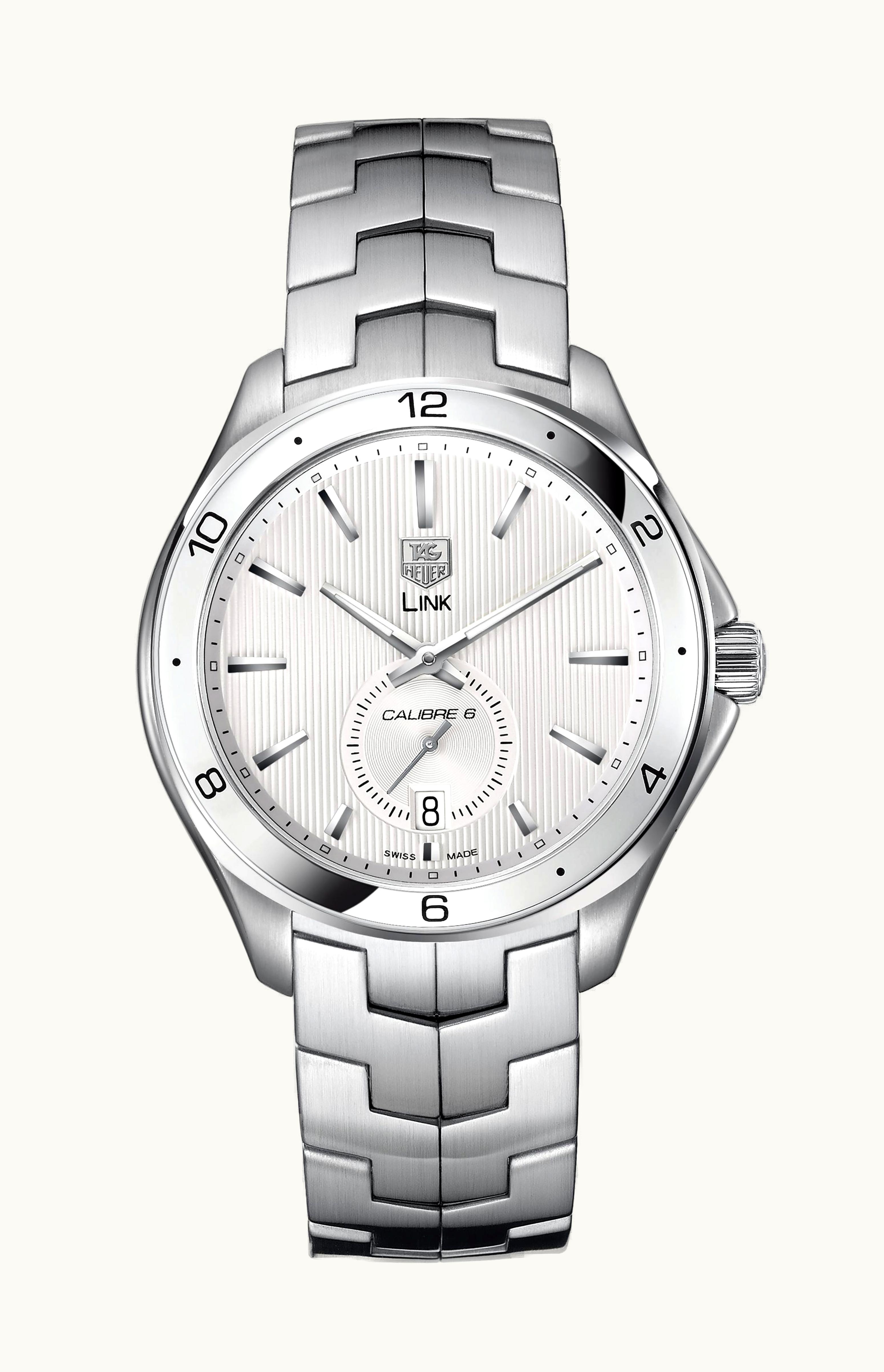 TAG Heuer Link Calibre 6 Stainless Steel / Black