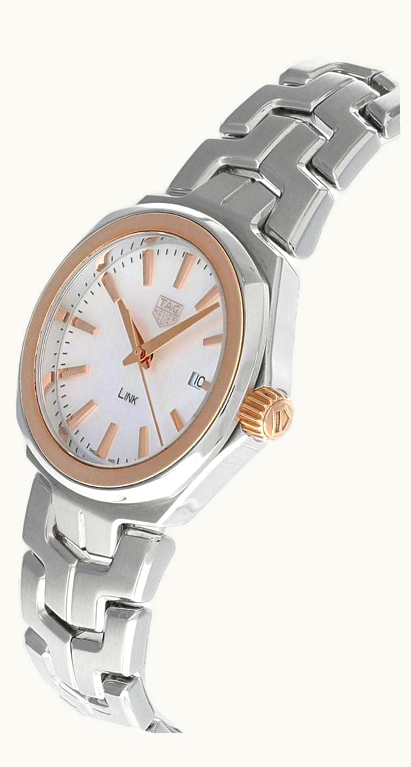TAG Heuer Link Quartz 32mm Stainless Steel / Rose Gold / MOP