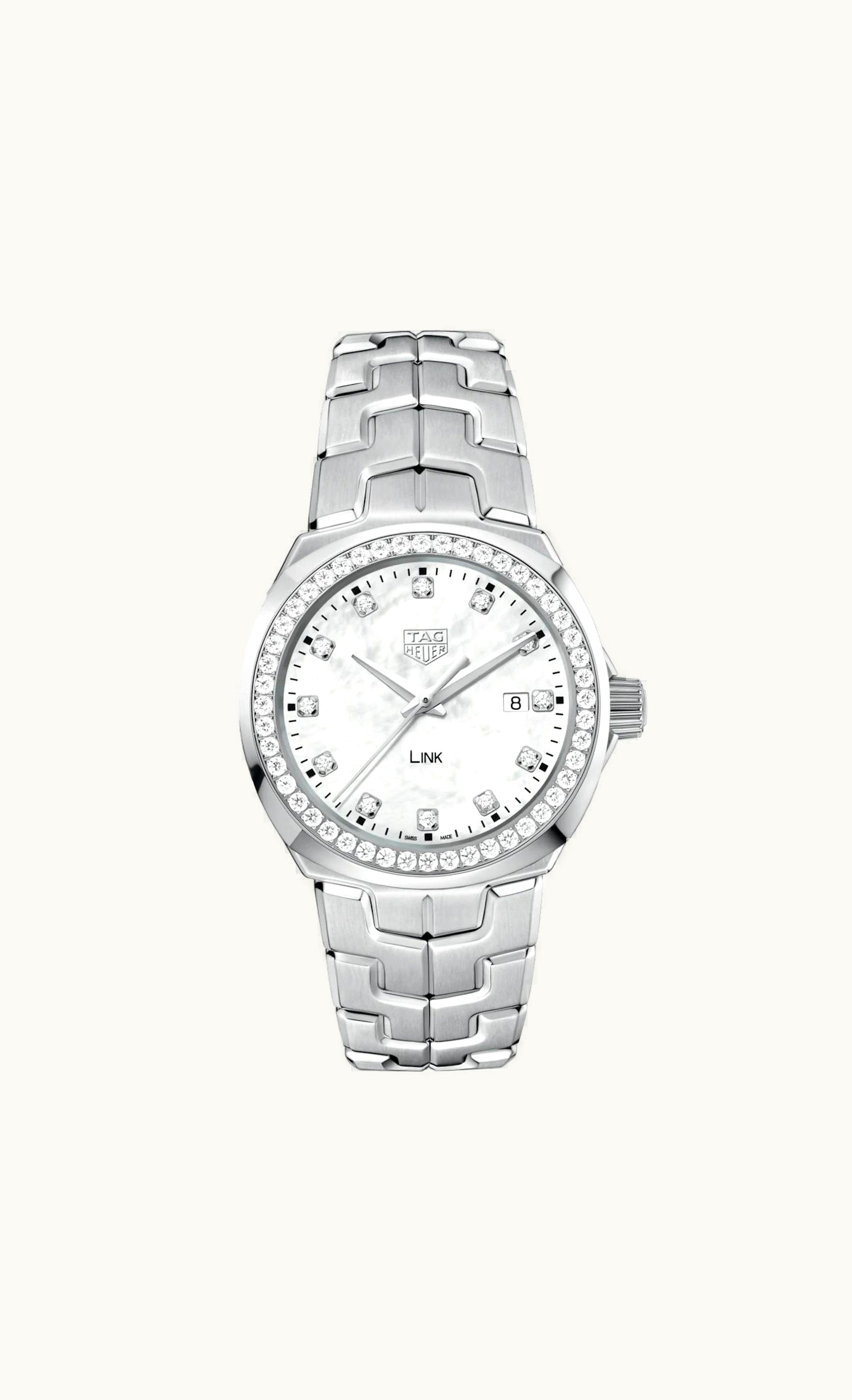 TAG Heuer Link Quartz 32mm Stainless Steel / Diamond / MOP