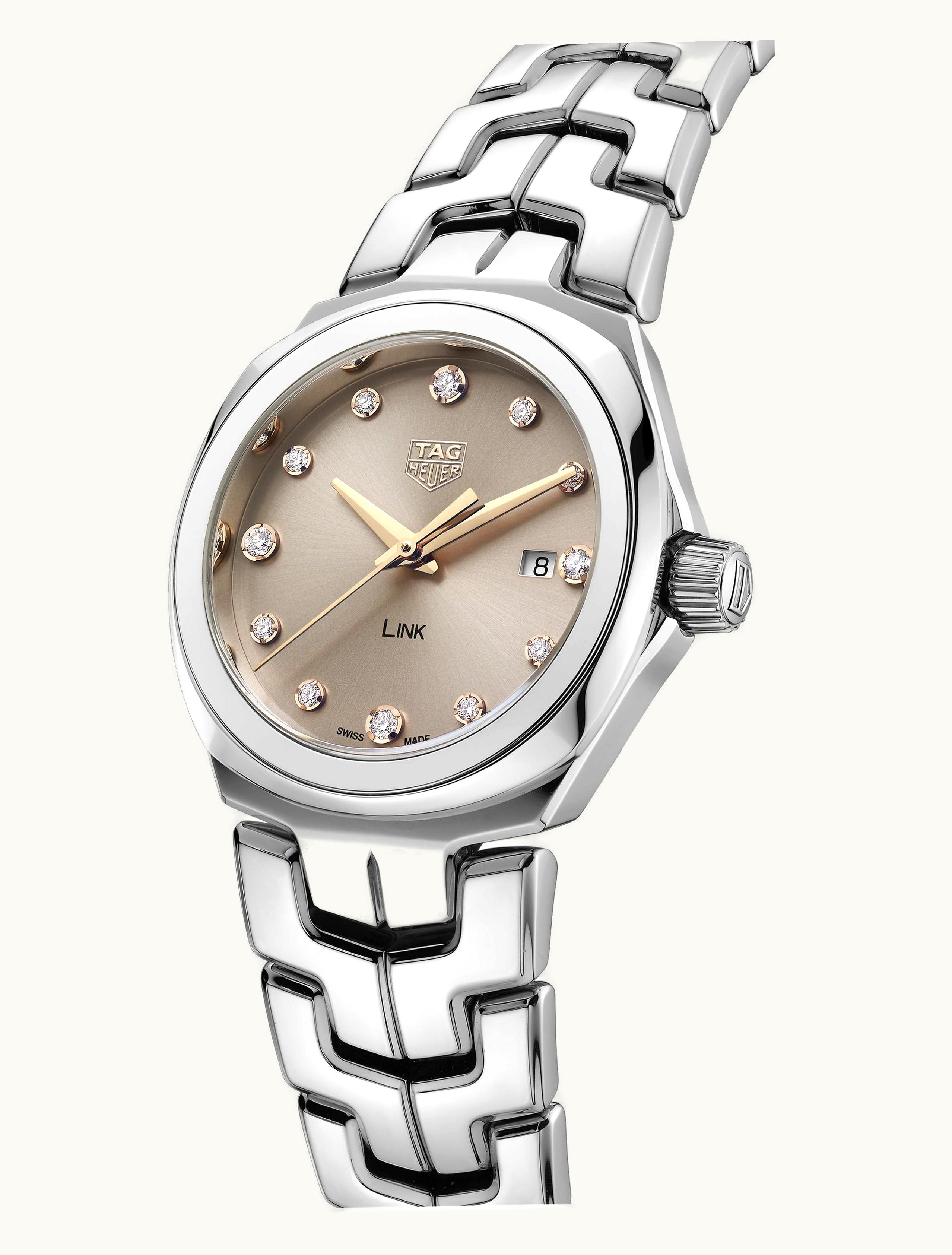 TAG Heuer Link Quartz 32mm Stainless Steel / Beige