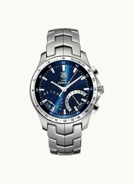 TAG Heuer Link Calibre S Stainless Steel / Blue