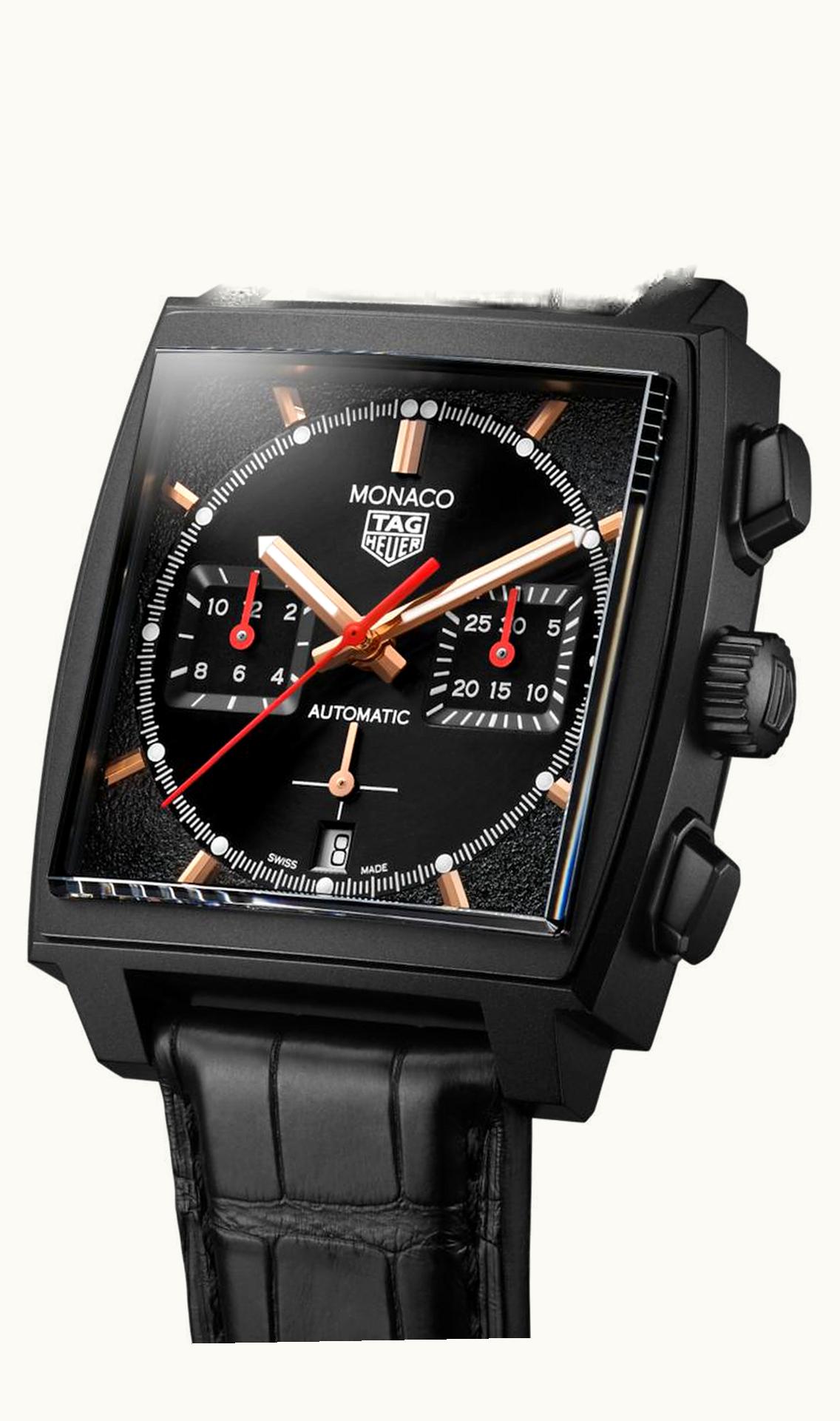 TAG Heuer Monaco Calibre Heuer 02 Titanium DLC / Black