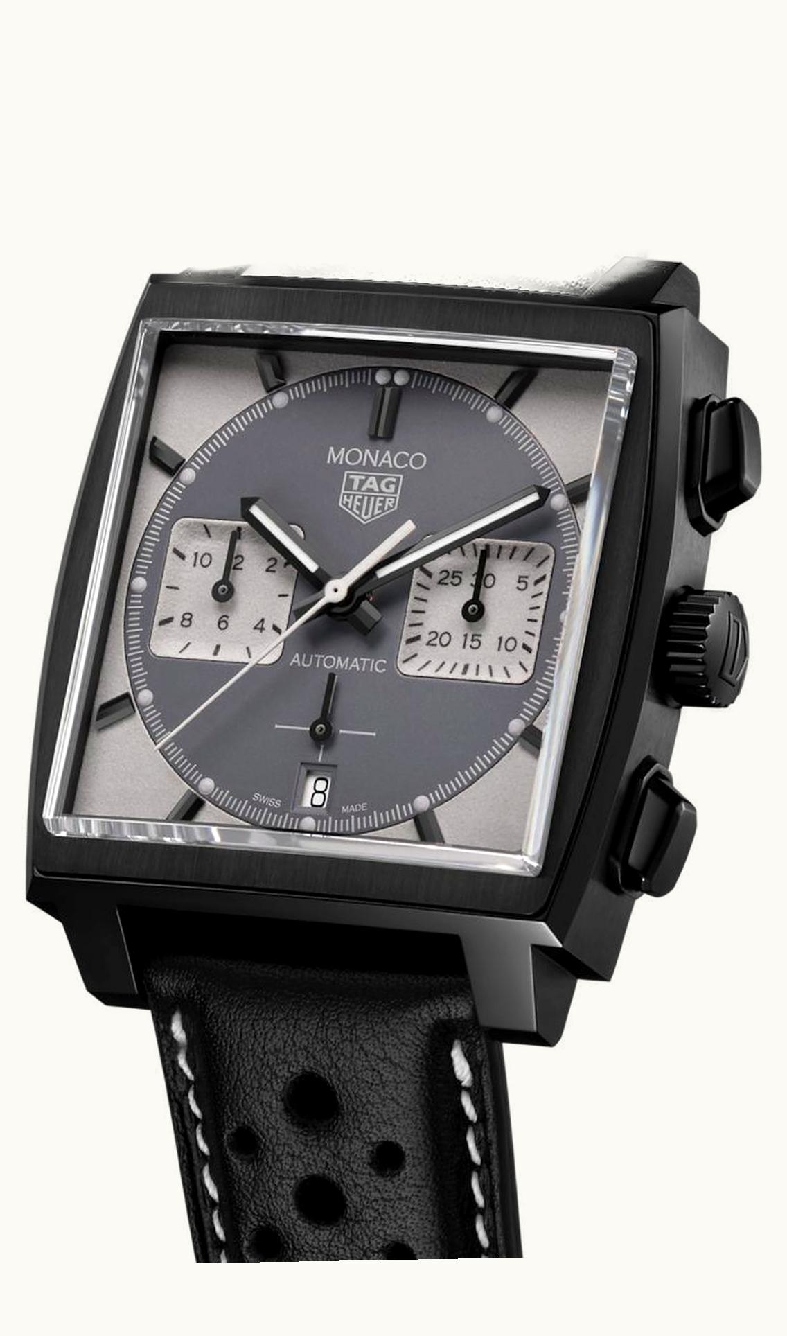 TAG Heuer Monaco Calibre Heuer 02 Titanium DLC / Grey