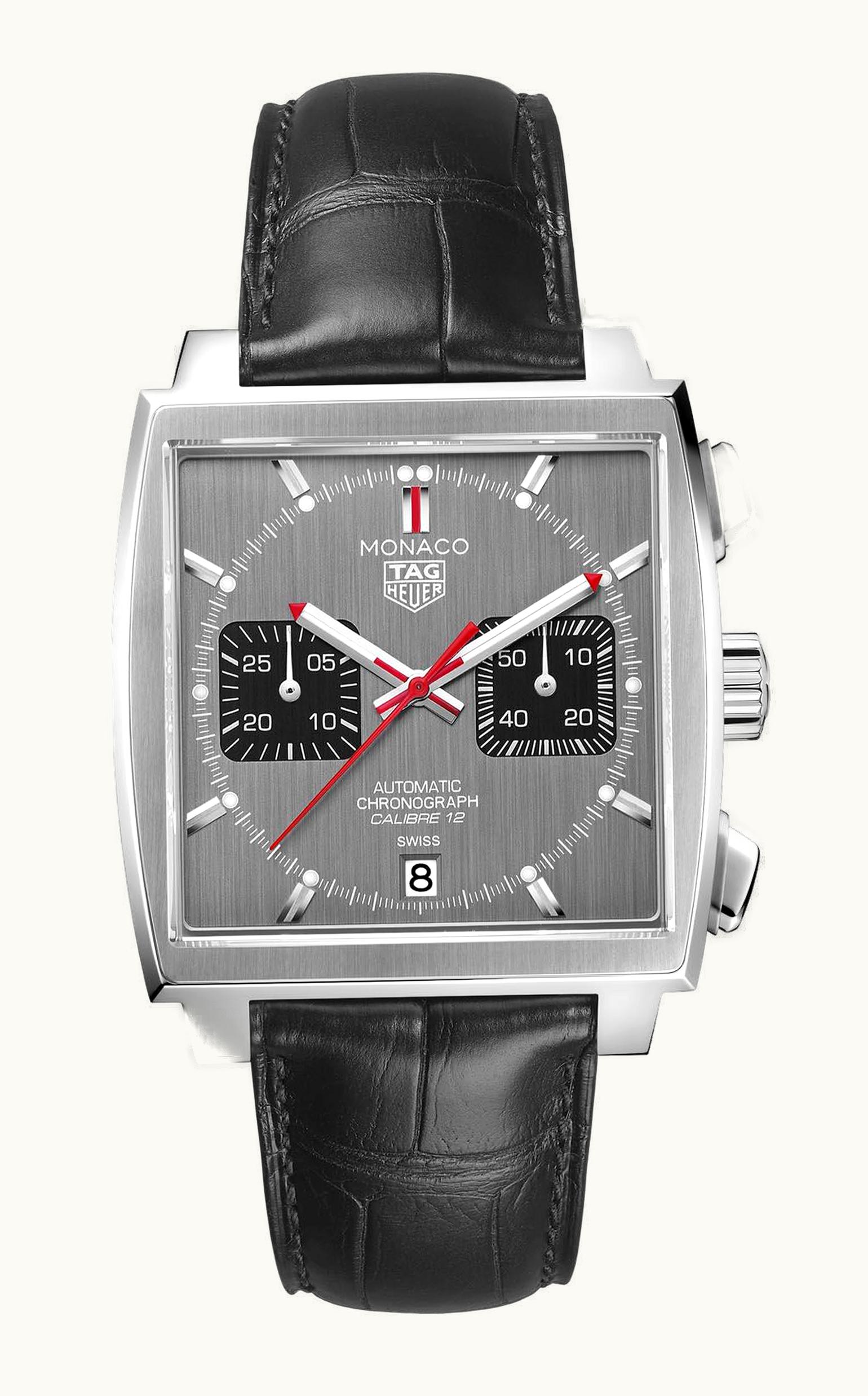 TAG Heuer Monaco Calibre 12 Stainless Steel / Grey / Final Edition