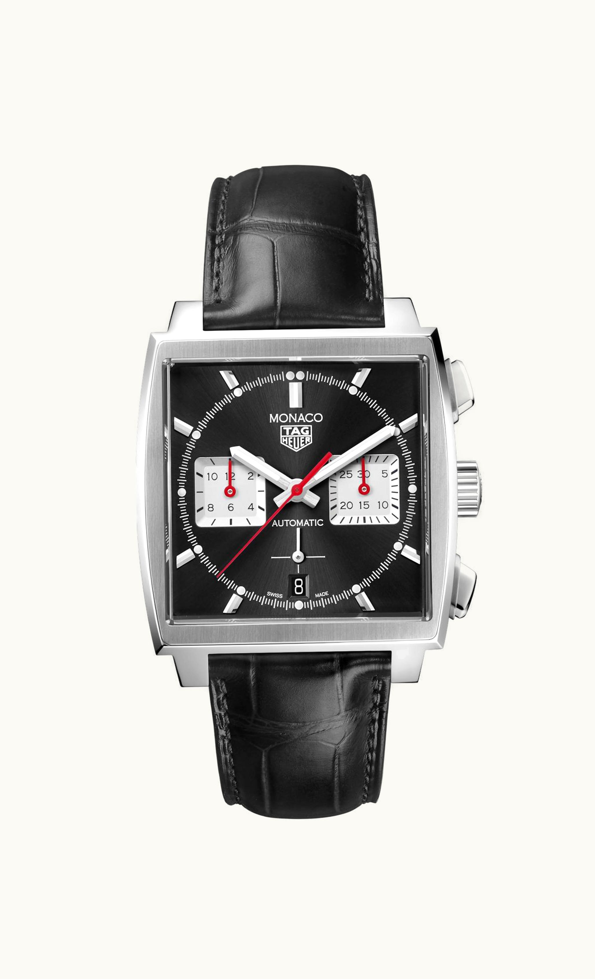 TAG Heuer Monaco Calibre Heuer 02 Stainless Steel / Black