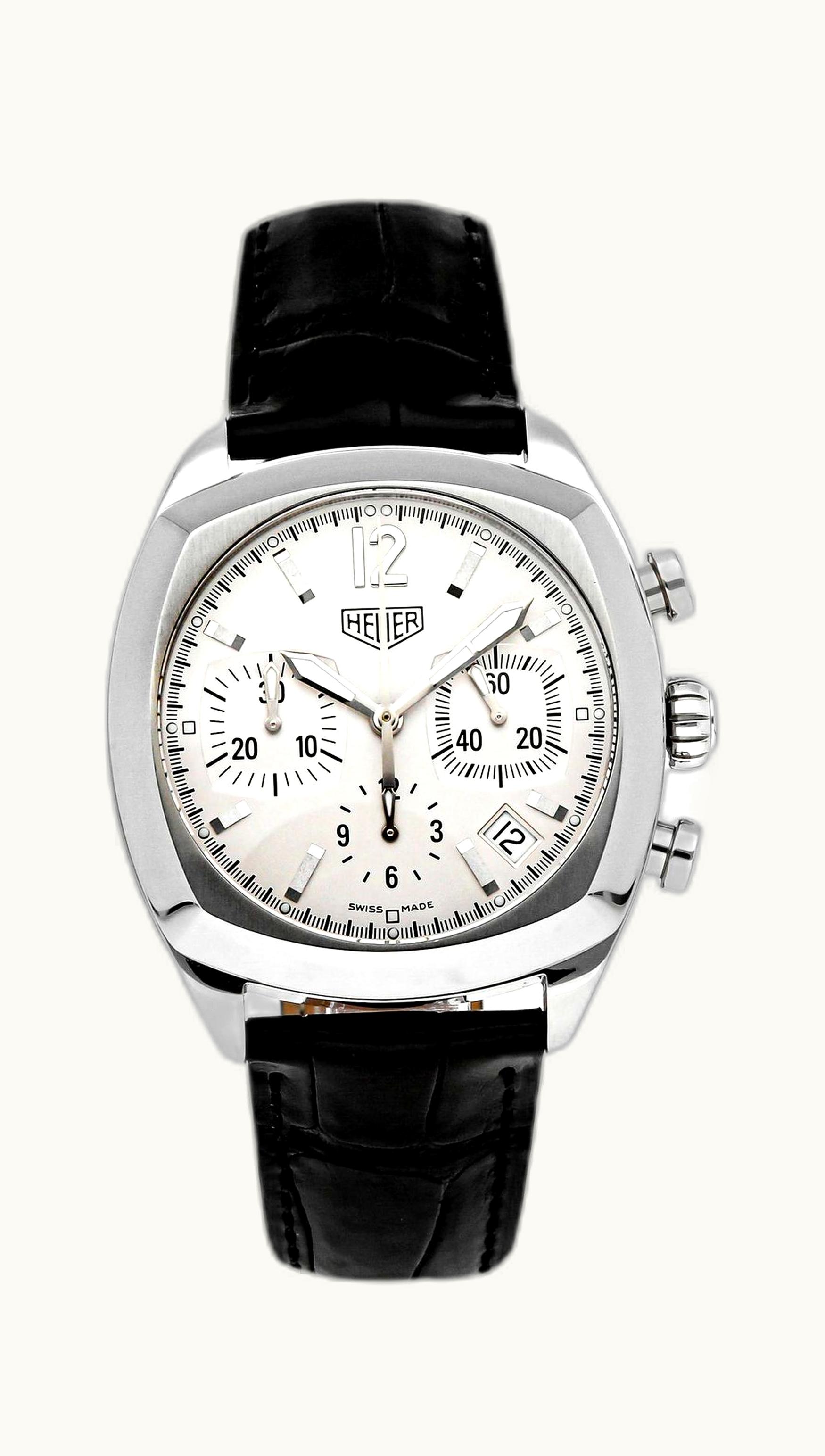 TAG Heuer Monza Chronograph Stainless Steel / Silver