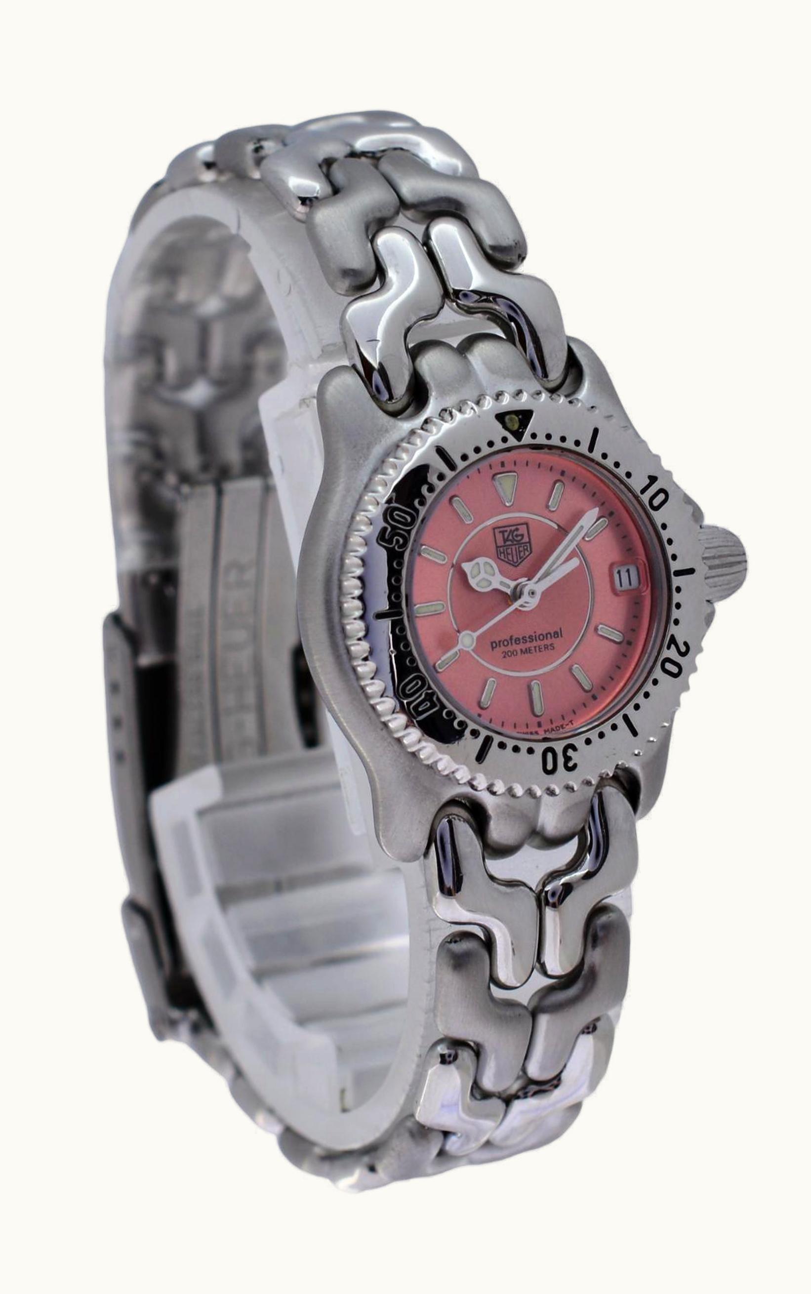 TAG Heuer S/EL Quartz 33 Stainless Steel / Red / Strap