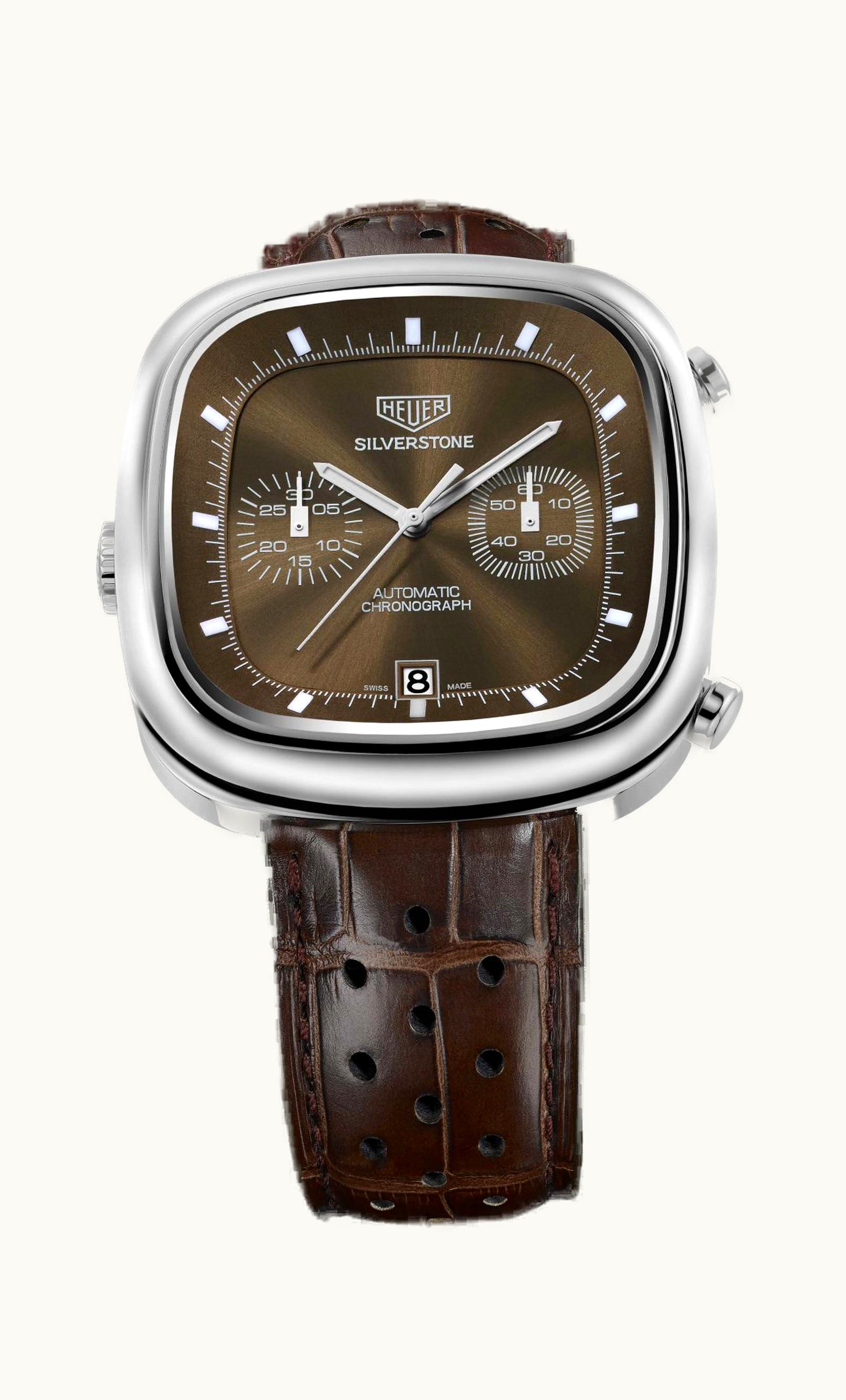 TAG Heuer Silverstone Stainless Steel / Brown / Limited Edition