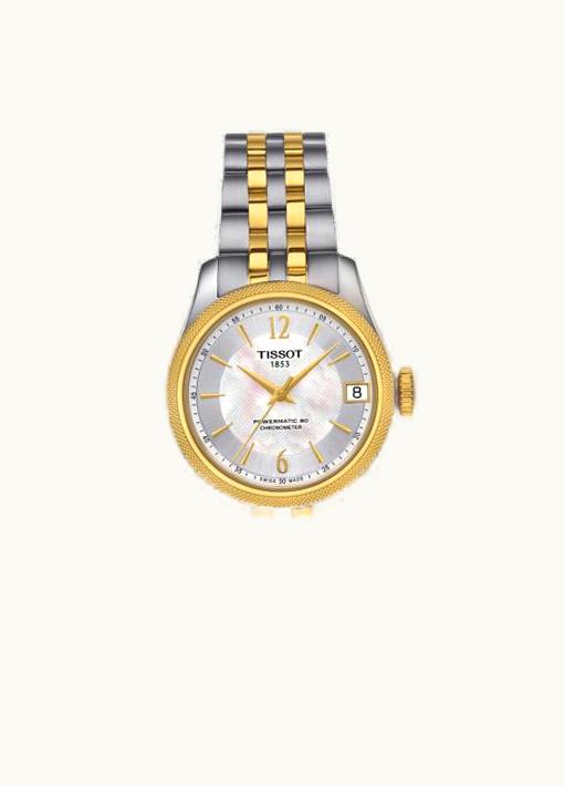 Tissot Ballade Powermatic 80 COSC 32 Stainless Steel / Yellow Gold PVD / MOP / Bracelet