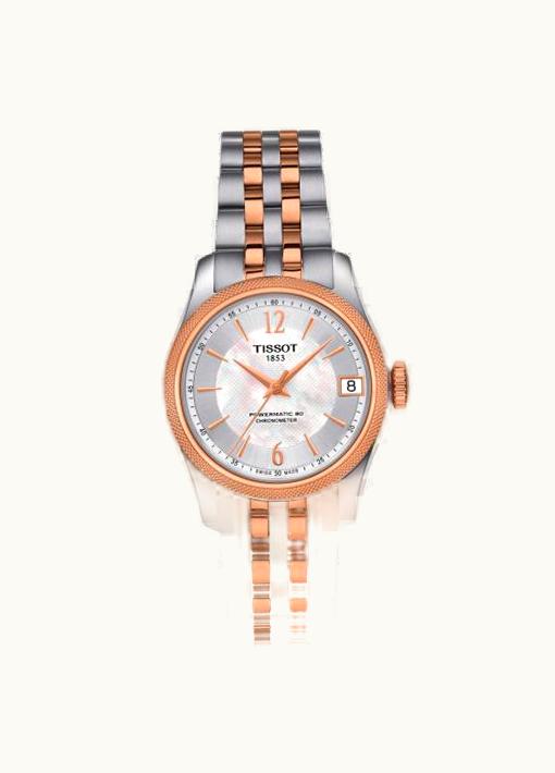 Tissot Ballade Powermatic 80 COSC 32 Stainless Steel / Rose Gold PVD / MOP / Bracelet