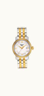 Tissot Bridgeport Lady Stainless Steel - Yellow Gold / MOP / Bracelet