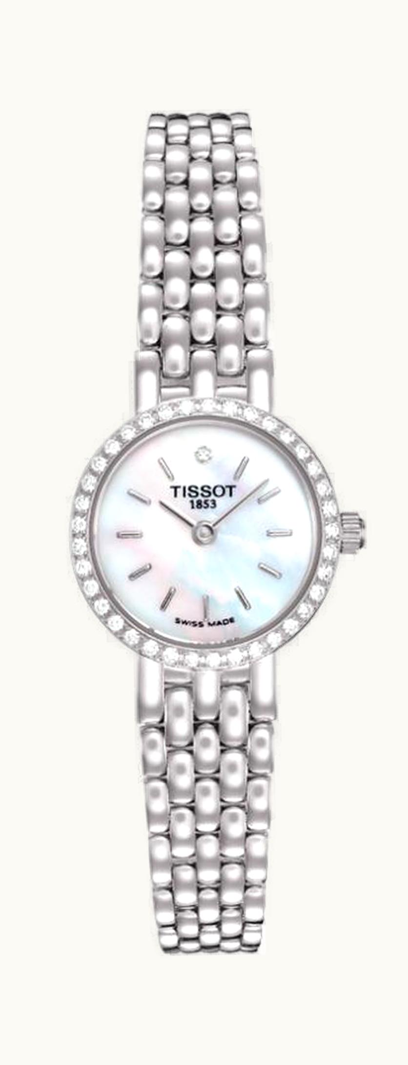 Tissot Caliente Quartz 19.5 White Gold / Diamond / MOP / Bracelet