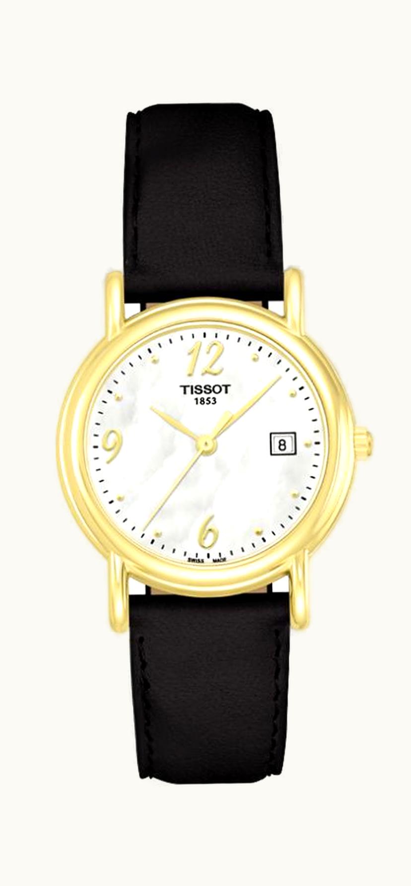 Tissot Carson Quartz 27 Yellow Gold / MOP / Strap