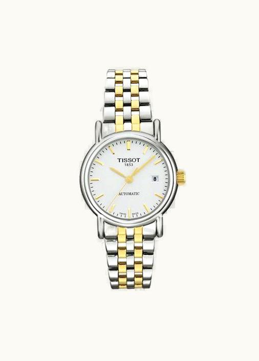 Tissot Carson Automatic 27 Stainless Steel / Yellow Gold PVD / Silver / Bracelet