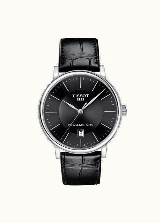 Tissot Carson Premium Powermatic 80 Stainless Steel / Black / Strap