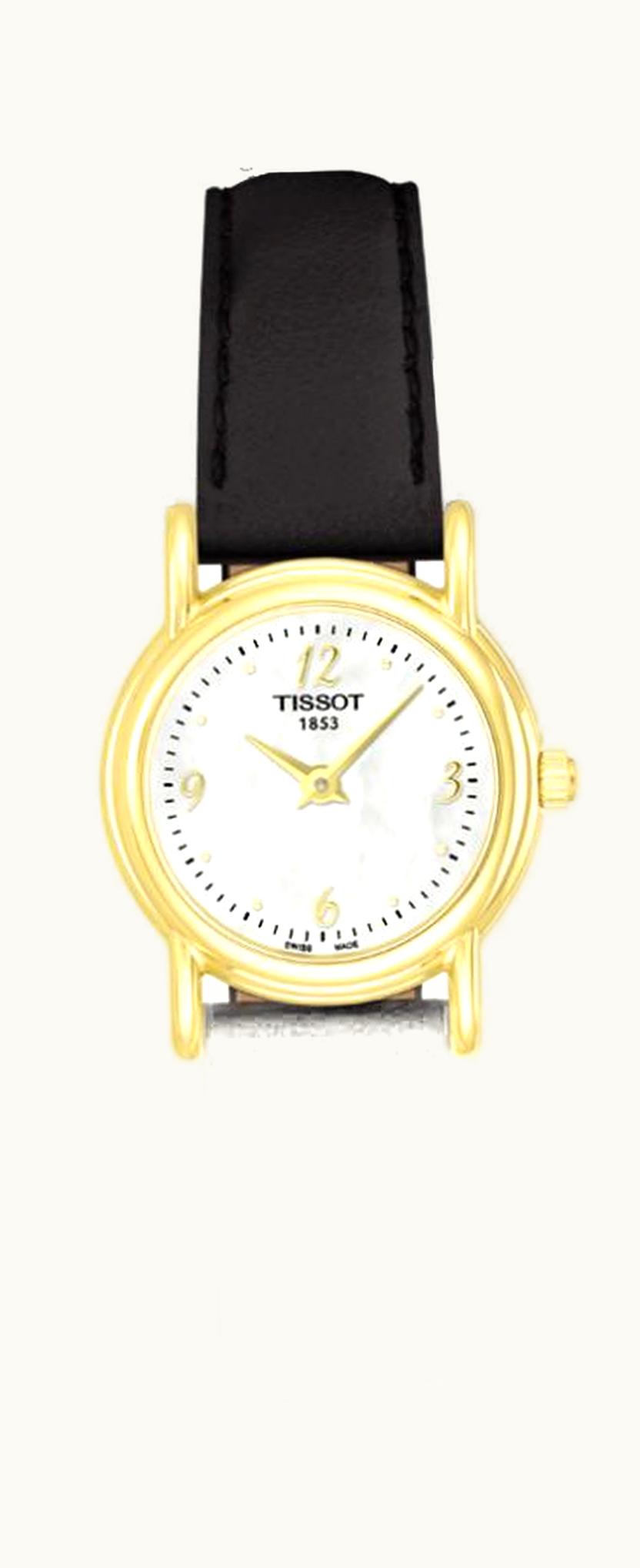 Tissot Carson Quartz 22 Yellow Gold / MOP / Strap