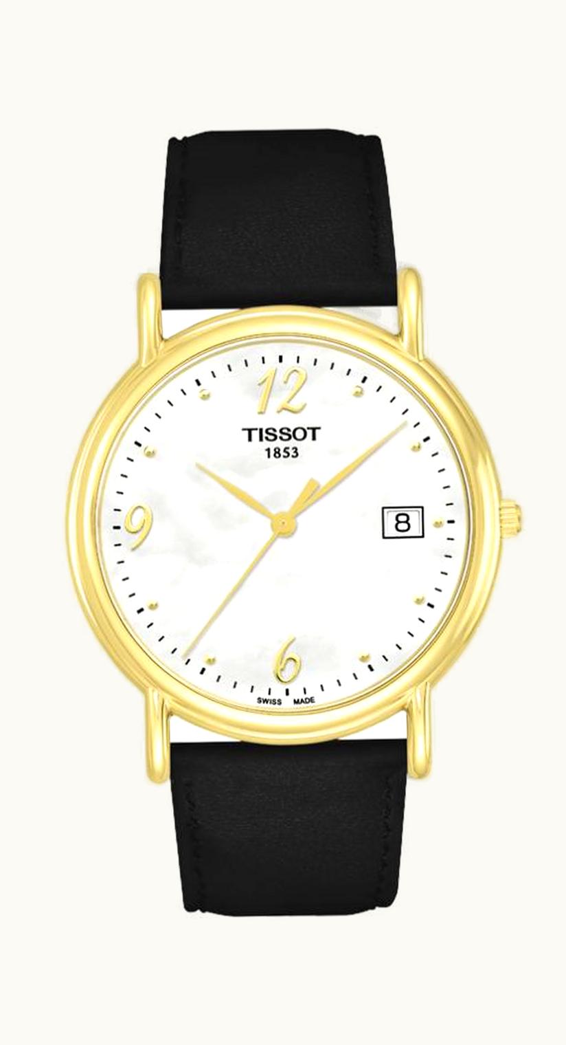 Tissot Carson Quartz 34 Yellow Gold / MOP / Strap