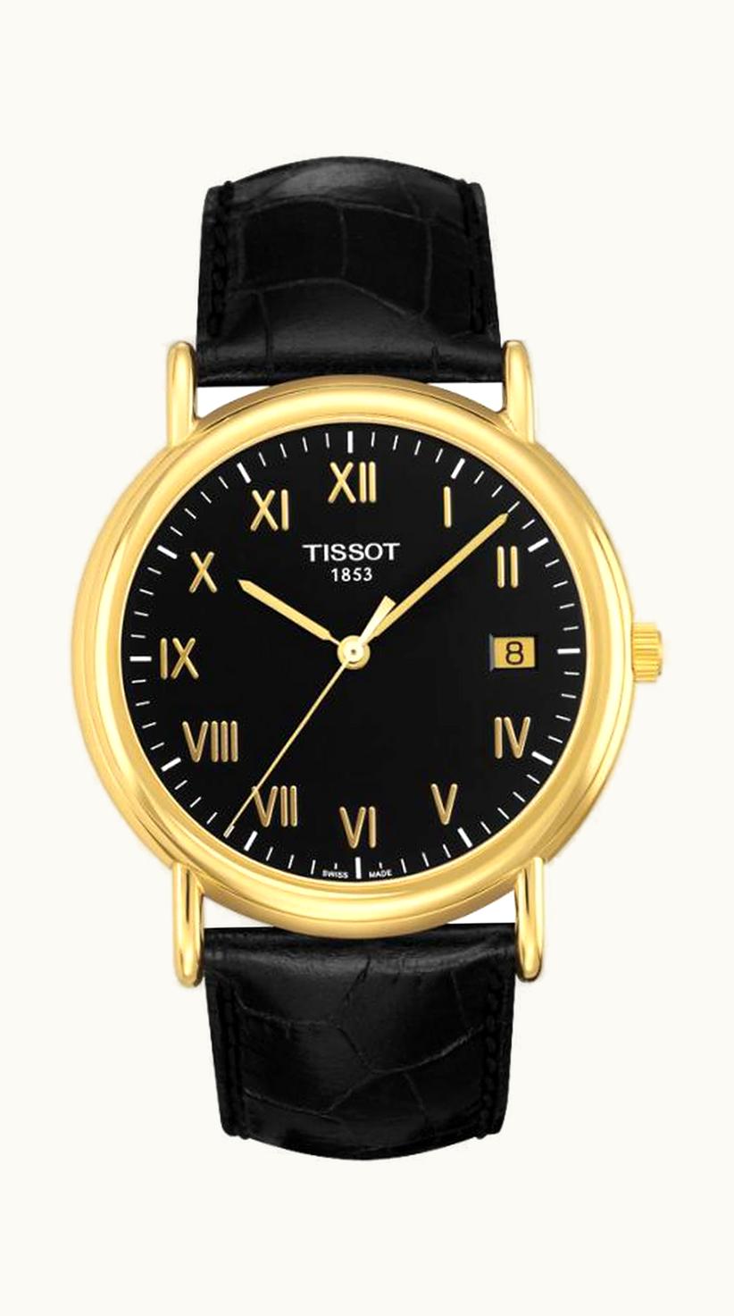 Tissot Carson Quartz 40 Yellow Gold / Black / Strap