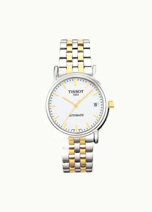 Tissot Carson Automatic 35.5 Stainless Steel / Yellow Gold PVD / Silver / Bracelet