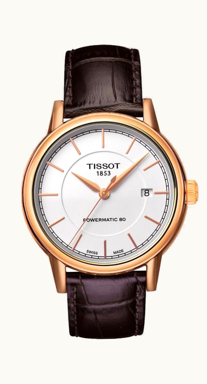 Tissot Carson Powermatic 80 Rose PVD/ White