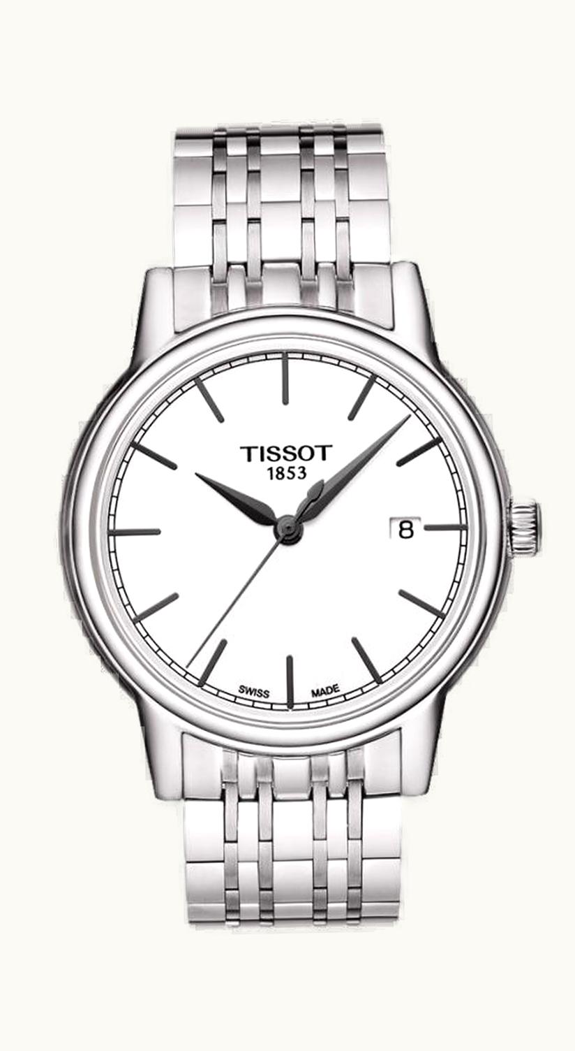 Tissot Carson Quartz 40 Stainless Steel / White / Bracelet