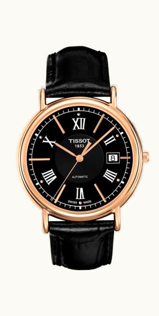 Tissot Carson Automatic 40 Rose Gold / Black / Strap