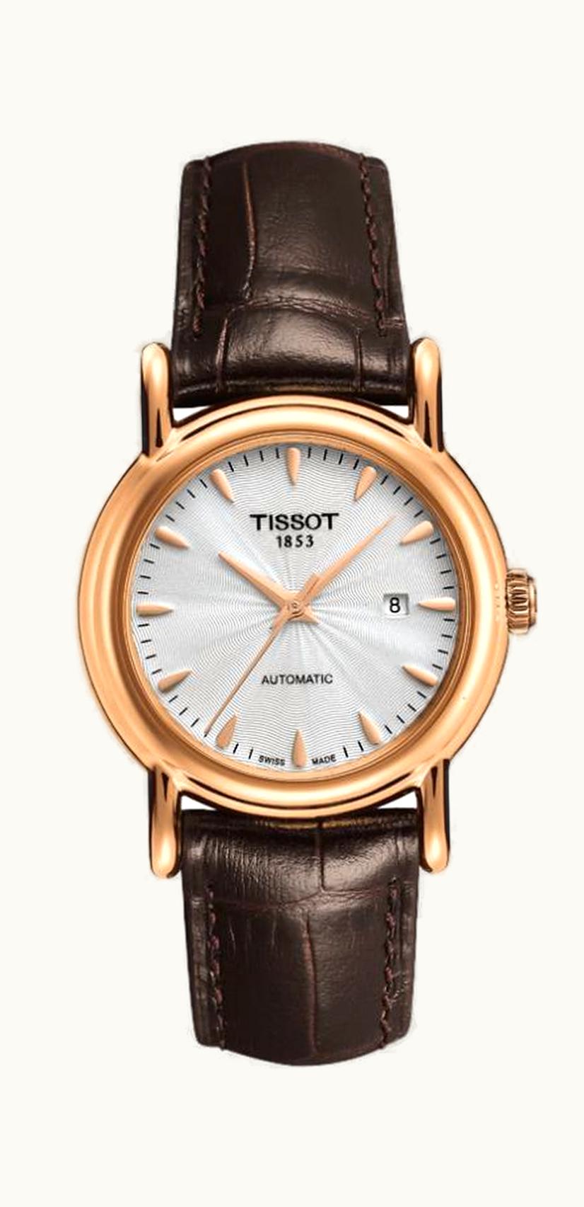 Tissot Carson Automatic 29.7 Rose Gold / Silver / Strap