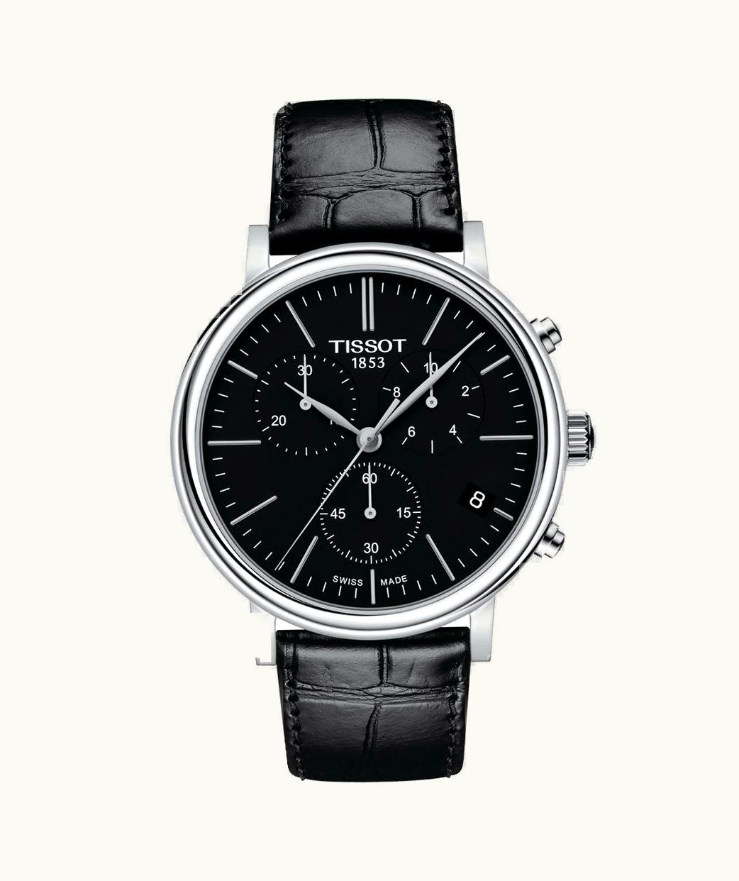 Tissot Carson Premium Chronograph Quartz 41 Stainless Steel / Black / Bracelet