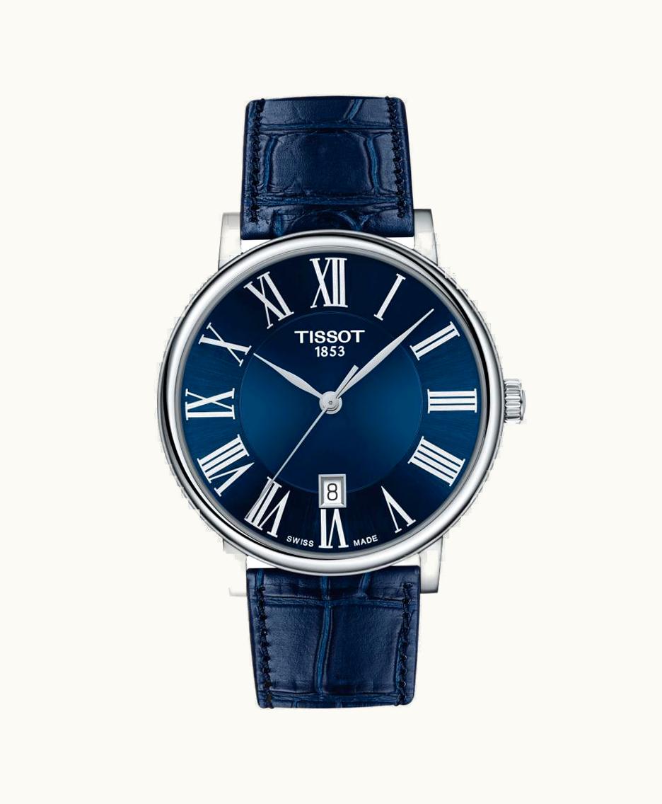 Tissot Carson Premium Quartz 40 Stainless Steel / Blue / Strap