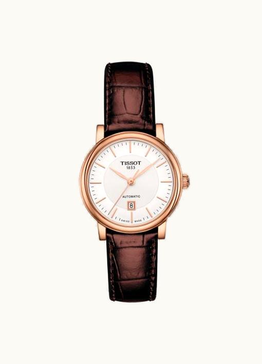 Tissot Carson Premium Automatic 30 Rose Gold / Silver / Strap