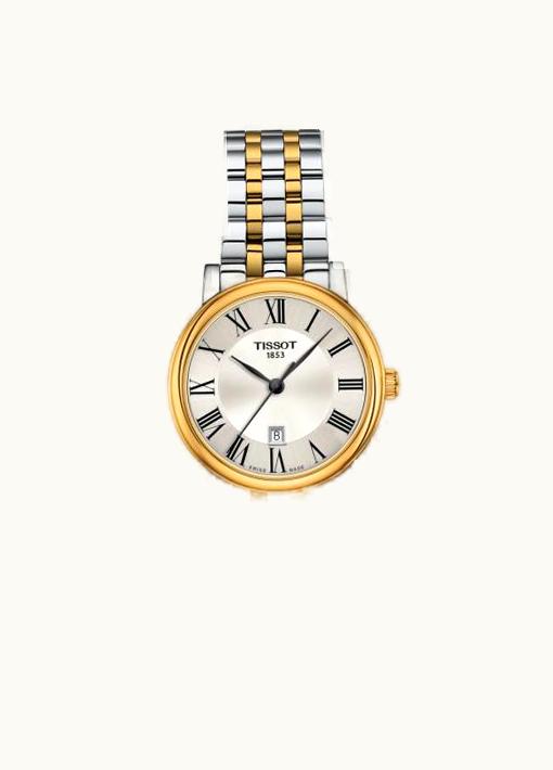 Tissot Carson Premium Quartz 30 Stainless Steel - Yellow Gold / Silver / Bracelet