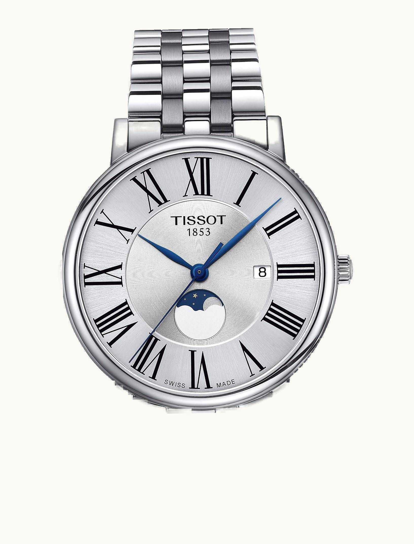 Tissot Carson Premium Gent Moonphase Stainless Steel / Silver / Bracelet