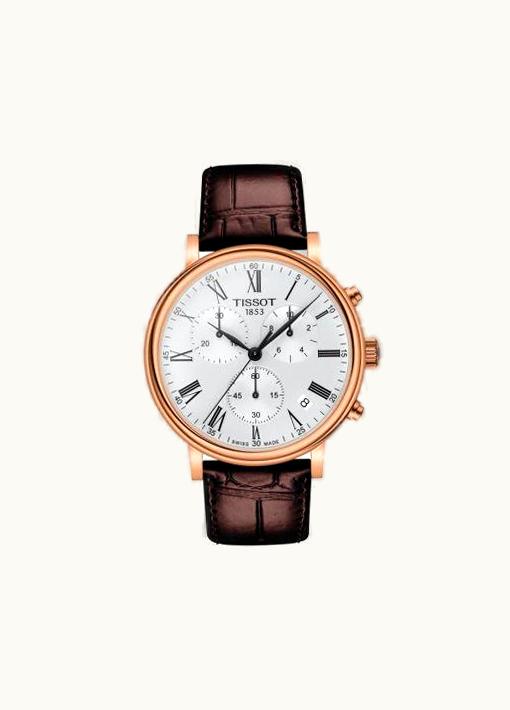 Tissot Carson Premium Chronograph Rose Gold / Silver