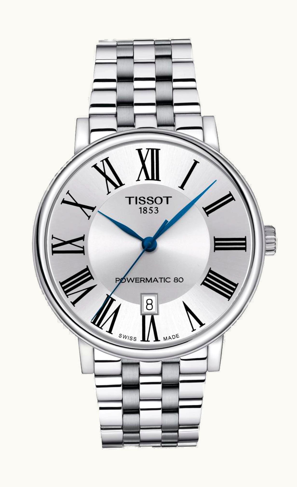 Tissot Carson Premium Powermatic 80 Stainless Steel / Silver / Bracelet