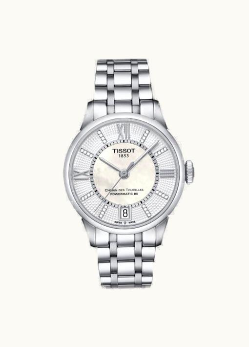 Tissot Chemin Des Tourelles Powermatic 80 32 Stainless Steel / MOP / Bracelet