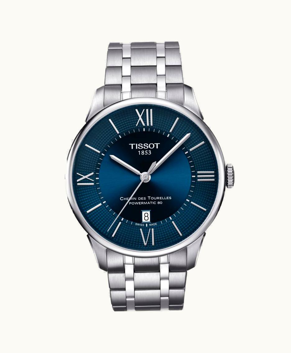 Tissot Chemin Des Tourelles Powermatic 80 42 Stainless Steel / Blue / Bracelet