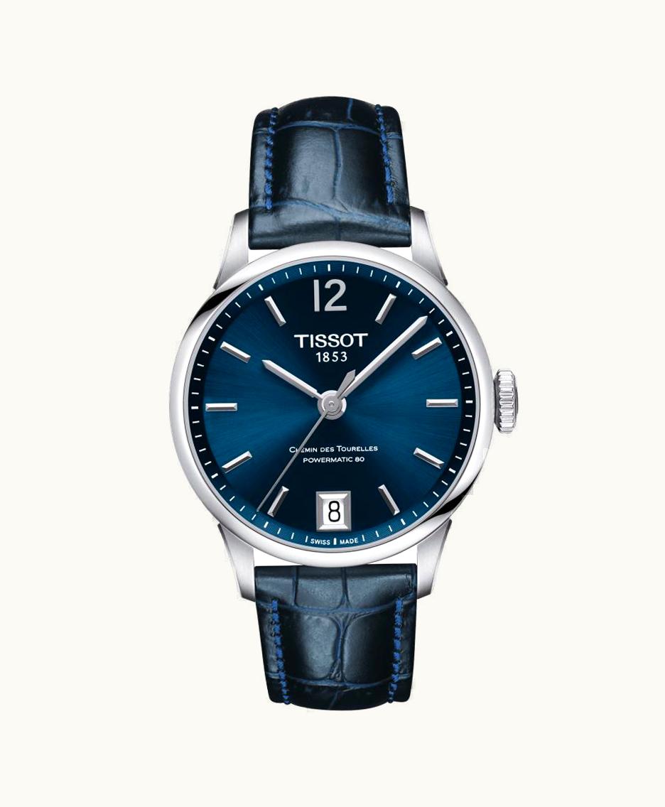 Tissot Chemin Des Tourelles Powermatic 80 32 Stainless Steel / Blue / Strap