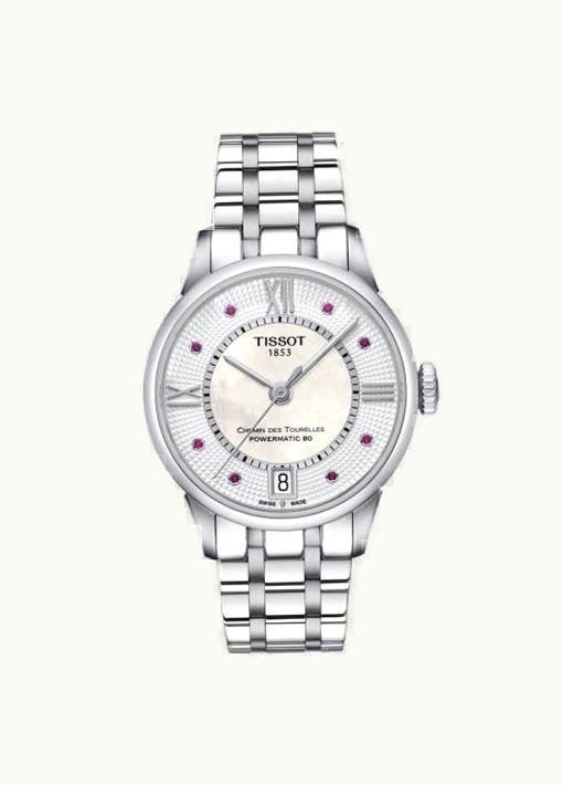 Tissot Chemin Des Tourelles Powermatic 80 32 Stainless Steel / MOP / Bracelet