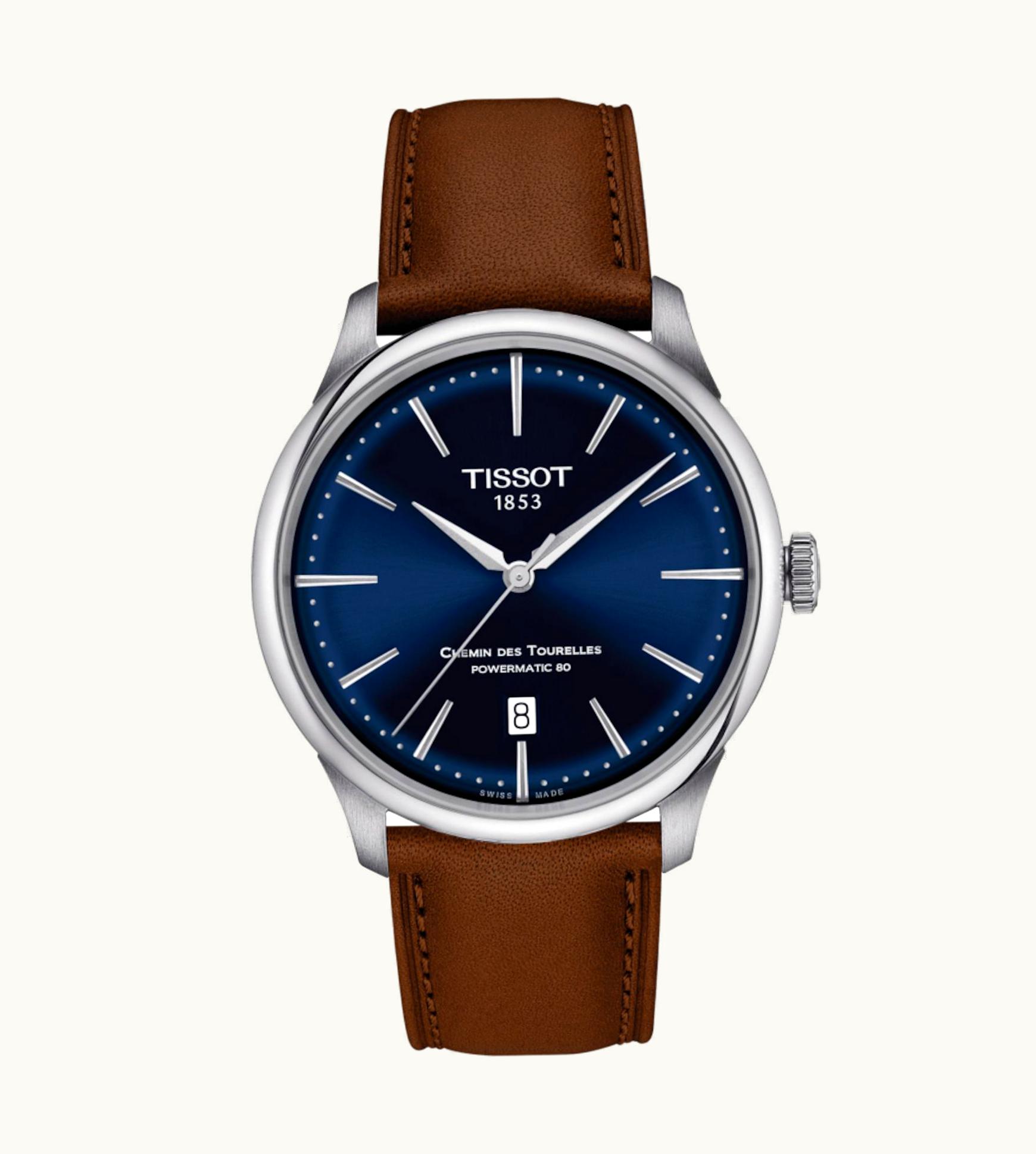 Tissot Chemin Des Tourelles Powermatic 80 39 Stainless Steel / Blue