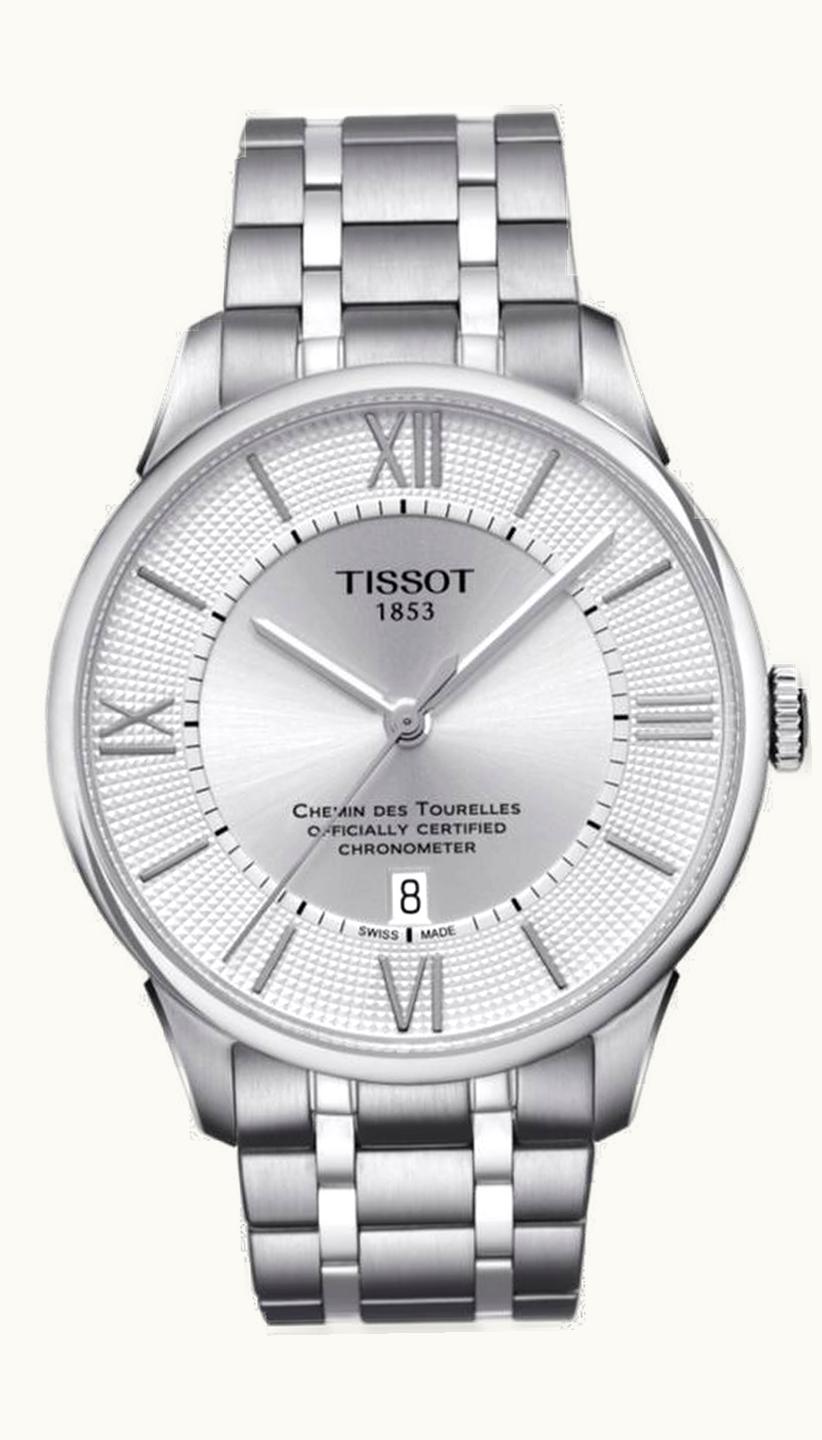Tissot Chemin Des Tourelles Powermatic 80 COSC 42 Stainless Steel / Silver / Bracelet