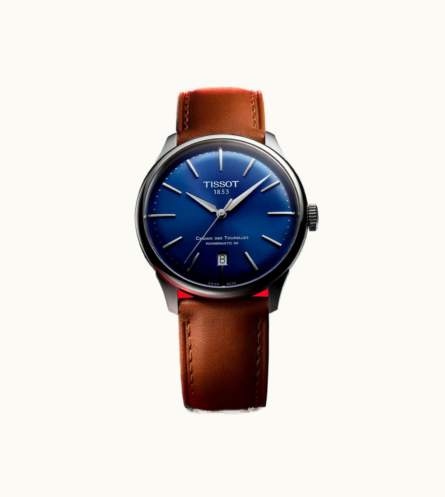 Tissot Chemin Des Tourelles Powermatic 80 42 Stainless Steel / Blue