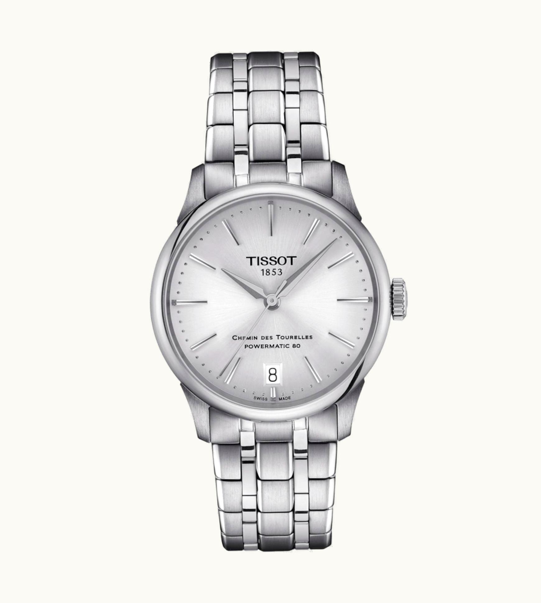 Tissot Chemin Des Tourelles Powermatic 80 34 Stainless Steel / Silver / Bracelet