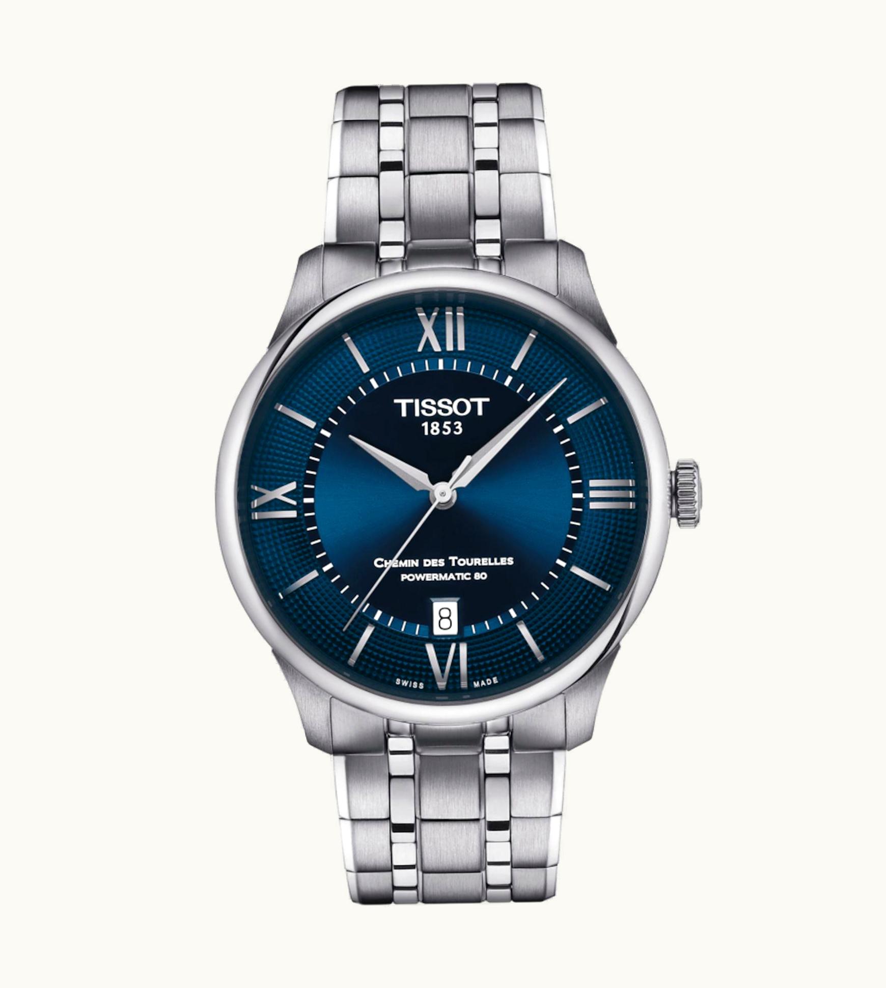 Tissot Chemin Des Tourelles Powermatic 80 39 Stainless Steel / Blue / Bracelet